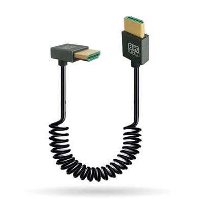 BROBOTIX CABLE HDMI V2.0 TIPO ESPIRAL DE 30-80 CM; HDMI MACHO A HDMI MACHO RESOLUCION 8K@60HZ ,406351, BROBOTIX