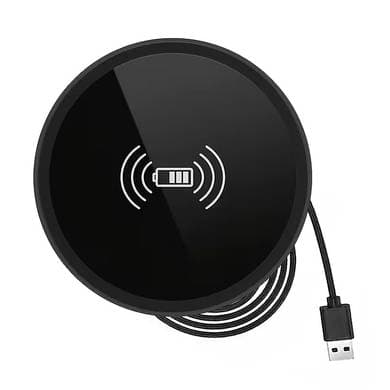 BROBOTIX CARGADOR INALÁMBRICO DE CARGA RAPIDA 15W PARA MESA, BROBOTIX 263984