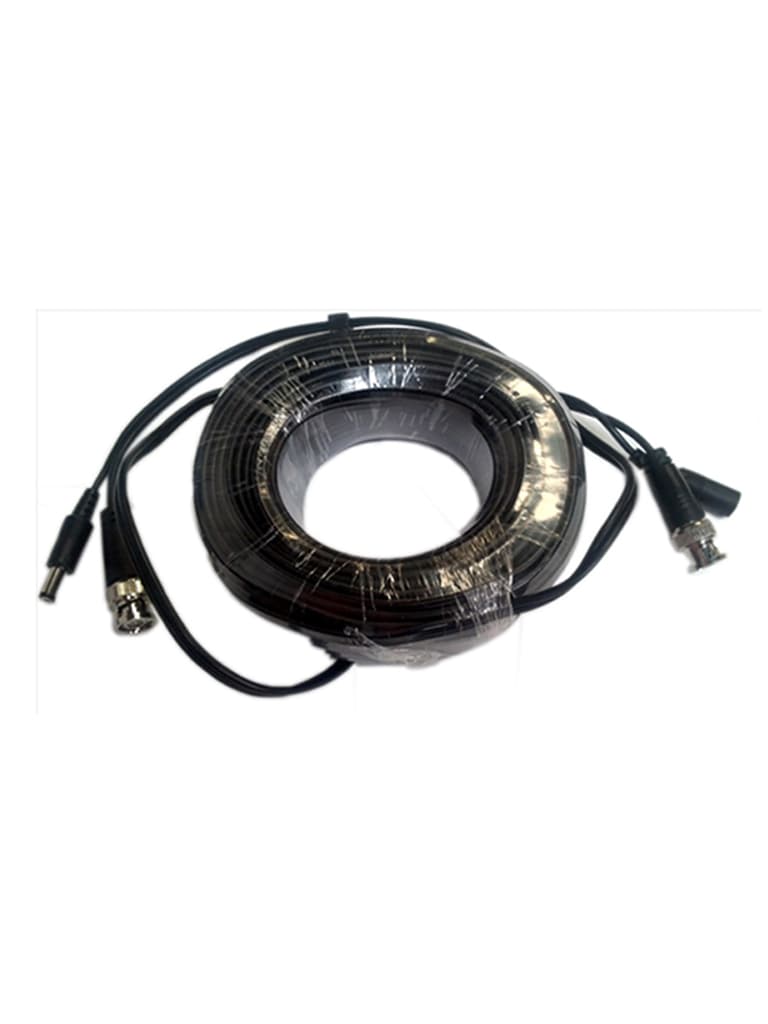 SAXXON SAXXON WB0110C- Cable de 10 Metros Armado para Video y Energia/ Para Camaras Hasta 8 Megapixeles/ con Conectores BNC y de Energía