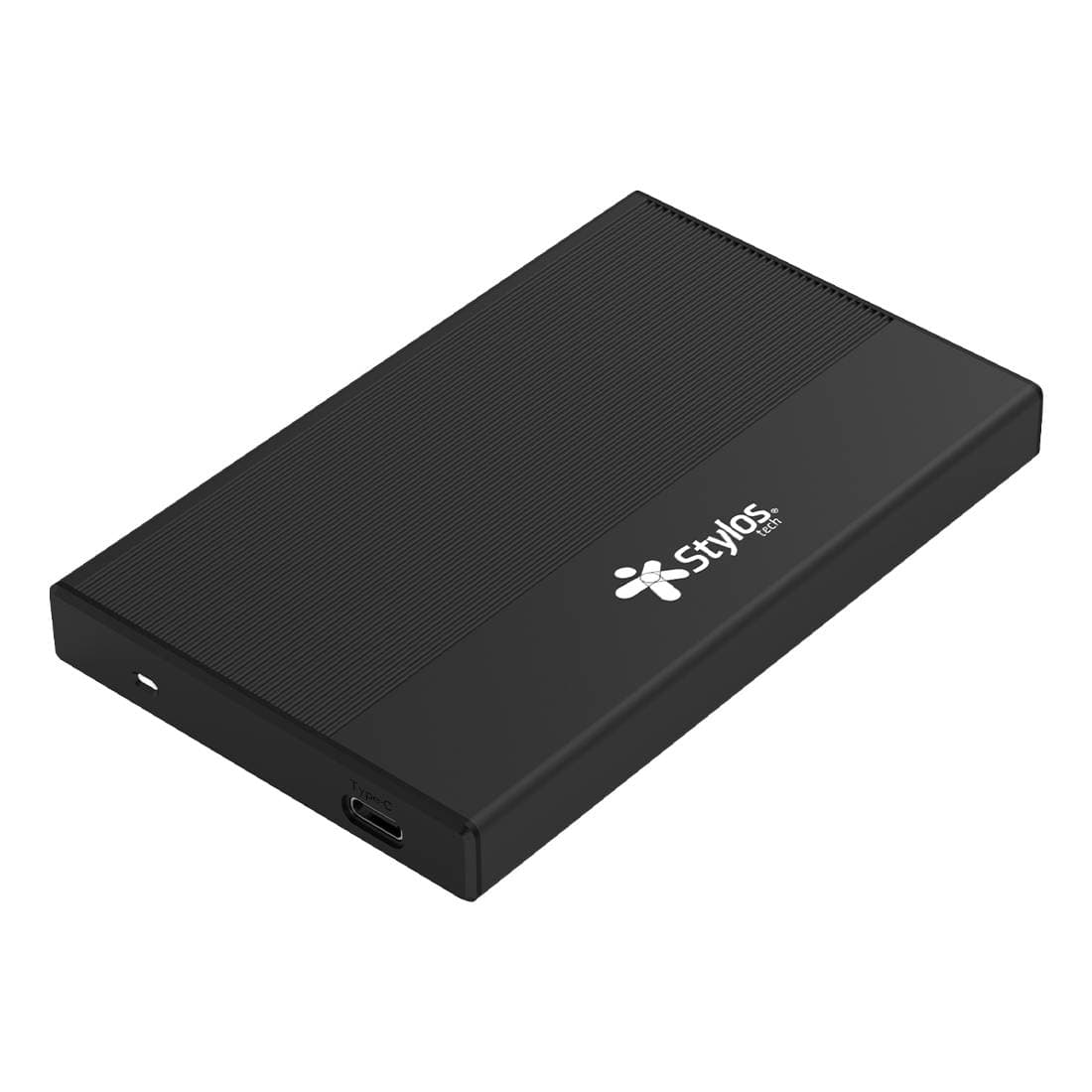 Stylos Enclosure Stylos STEN251B 2.5 Pulgadas Interfaz Tipo C, Gabinete para SSD y HDD de 2.5 Pulgadas con un grosor de 9.5 mm Soporta protocolo de transporte UAS