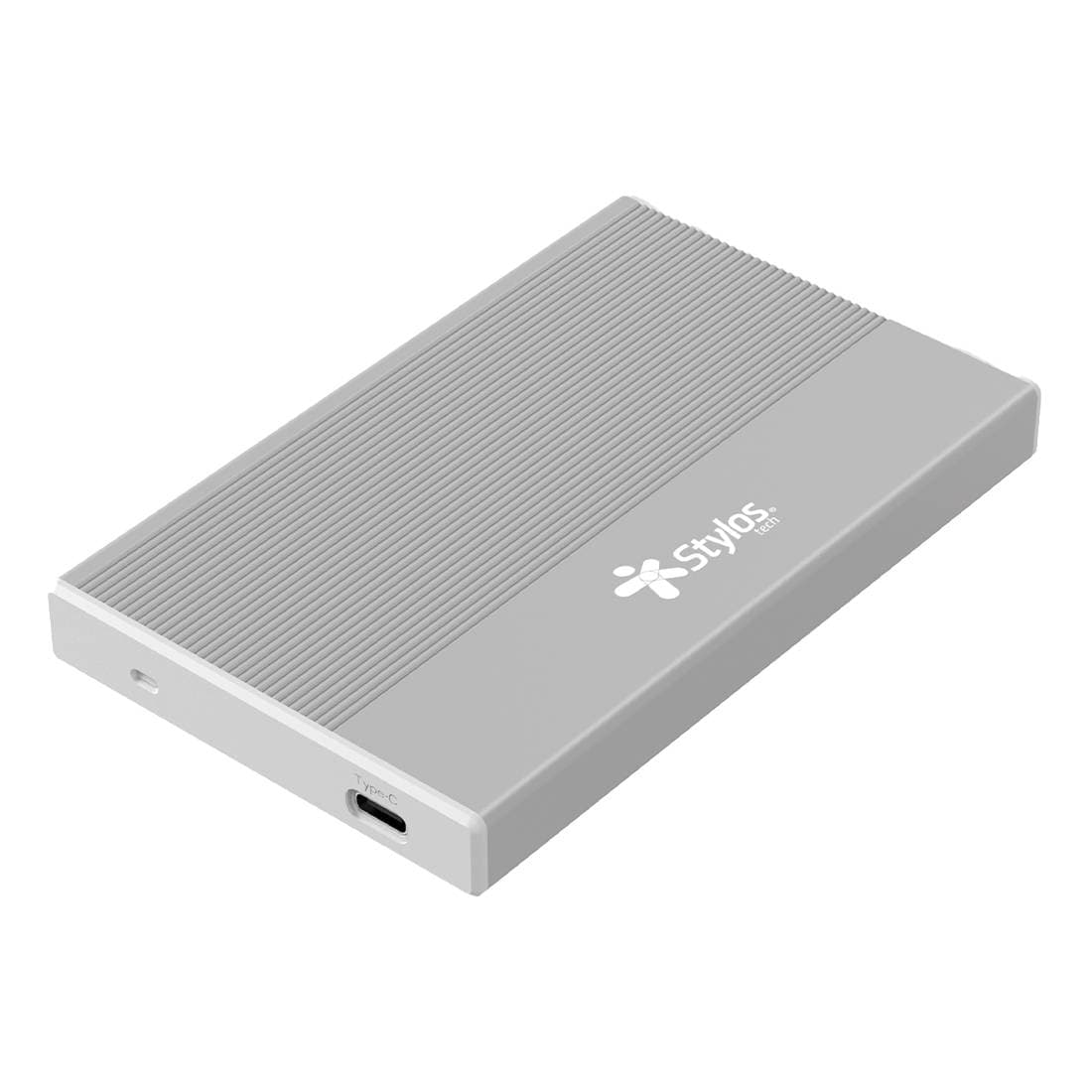 Stylos Enclosure Stylos STEN251S 2.5 Pulgadas Interfaz Tipo C, Gabinete para SSD y HDD de 2.5 Pulgadas con un grosor de 9.5 mm Soporta protocolo de transporte UAS