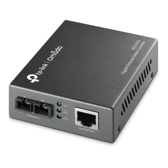 TP-LINK CONVERTIDOR MULTIMEDIA DE MODO INDIVIDUAL GIGABIT TP-LINK MC210CS PARA AMPLIAR LA DISTANCIA DE FIBRA HASTA 15KM