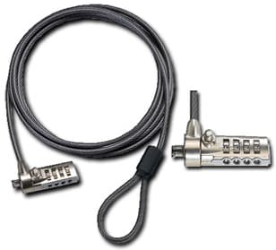 TARGUS Candado de Seguridad TARGUS ASP61LA, Combinación, Negro, Acero, 1,5 m, Notebooks