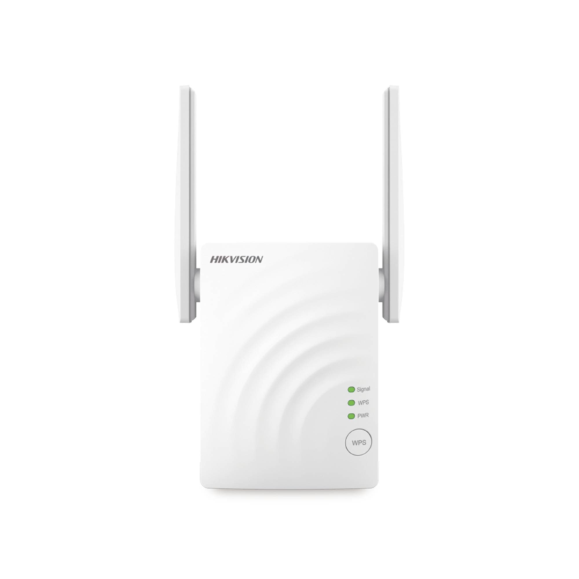 HIKVISION Extensor WiFi hasta 1200 Mbps, doble banda AC 2.4 GHz y 5GHz, 1 Puertos 10/100 Mbps, 2 antenas omnidireccional de 3 dBi, Interior