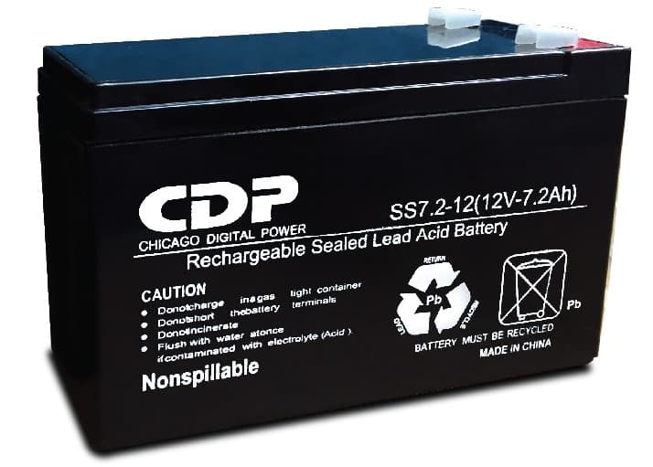 CDP CDP SLB12-7 Bateria de Plomo acido, seca sellada 12Vdc-7Ah