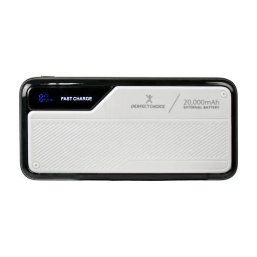 PERFECT CHOICE PC-241119 Power Bank Carga Rapida 22.5W Diseño Compacto y Ligero Thunder | PERFECT CHOICE