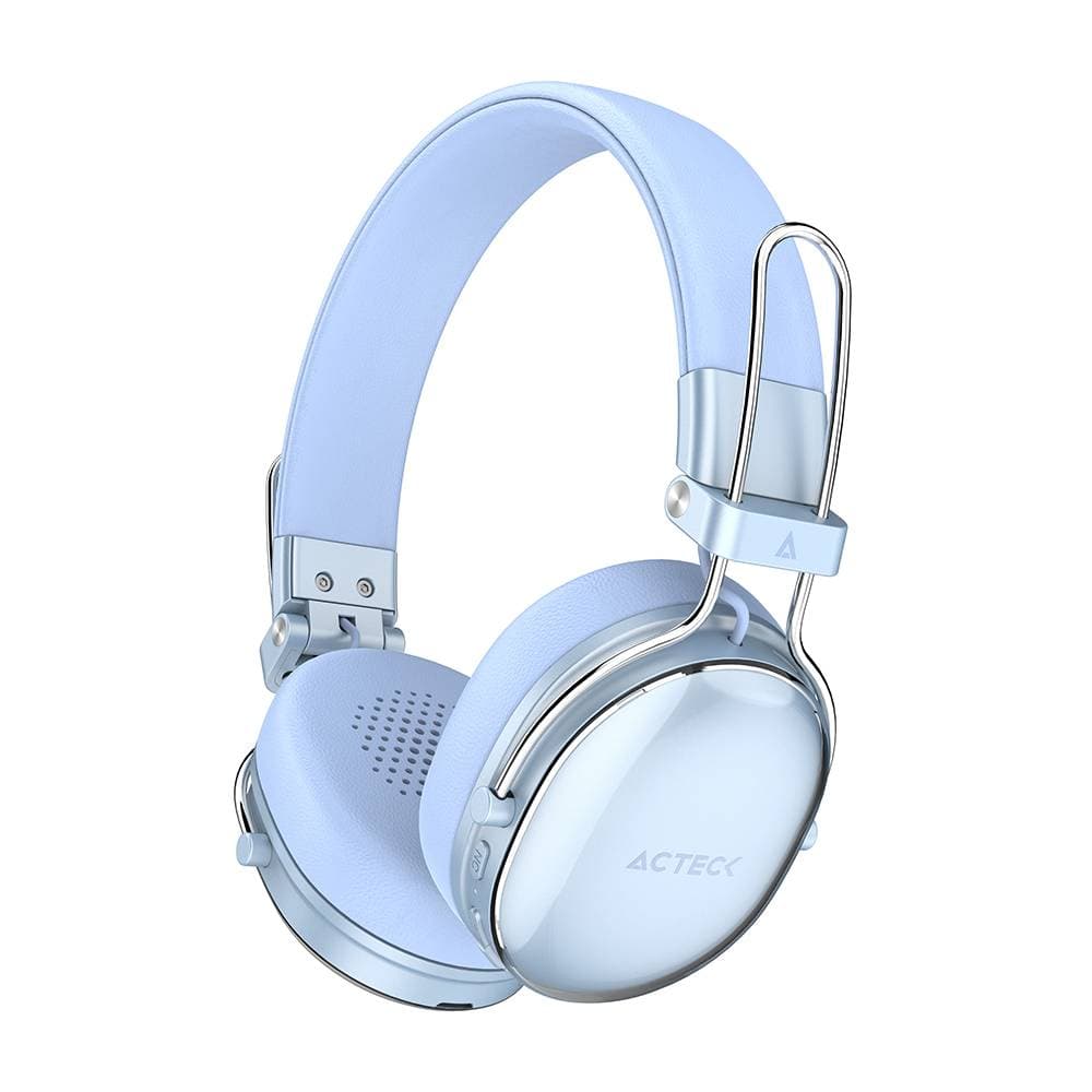 ACTECK Audífonos Inalámbricos Bluetooth Luxe Chic HP710 Acteck Elite Series Duración de batería hasta 30h, Color Azul. AC-940917