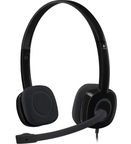 LOGITECH Diadema LOGITECH H151, PC/Juegos, Diadema, Negro, Alámbrico, 3.5 mm (1/8
