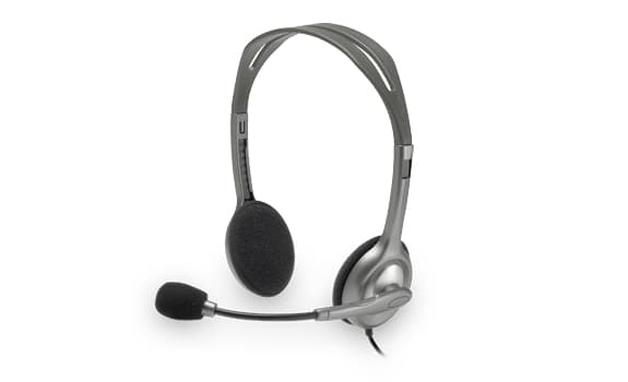 LOGITECH Diadema LOGITECH H111, PC/Juegos, Diadema, Gris, Alámbrico, 3.5 mm (1/8