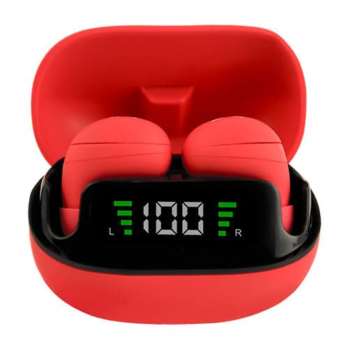 PERFECT CHOICE Audífonos Inalámbricos Bluetooth Tamaño Mini Tiny Beatz Color Rojo | PERFECT CHOICE