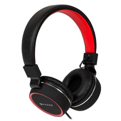 Naceb Technology Diadema Naceb Technology NA-0310R, Rojo, 3.5 mm, 1.2 m, 110 DB +- 3DB