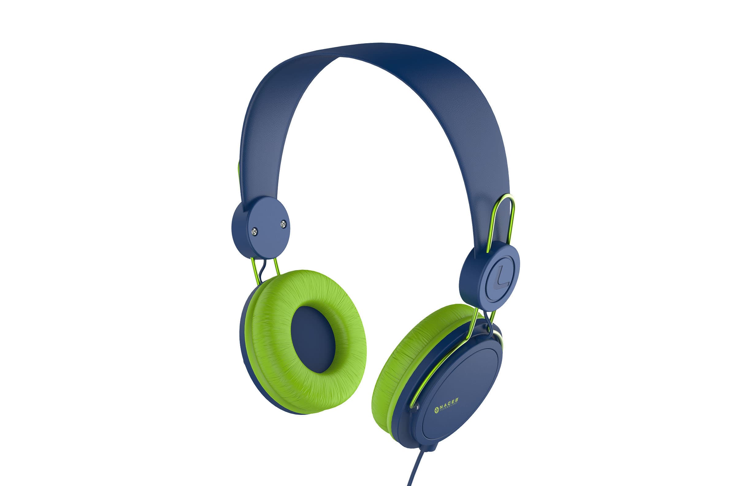 Naceb Technology Diadema Naceb Technology NA-0313A, Diadema, Azul con verde, 1.2 m