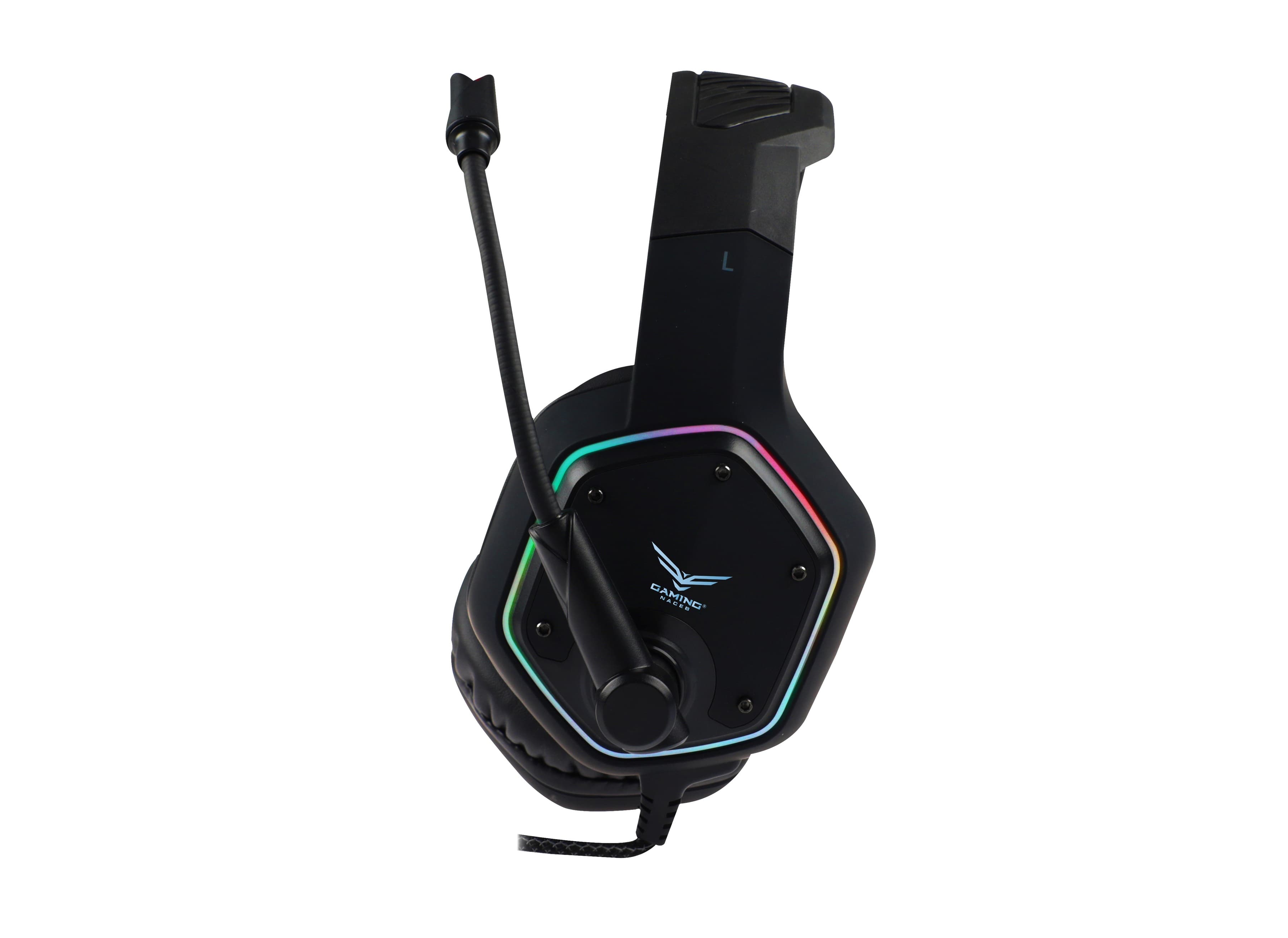 Naceb Gaming Audífonos Gamer 7.1 RGB NAJA NA-0315 NACEB TECHNOLOGY