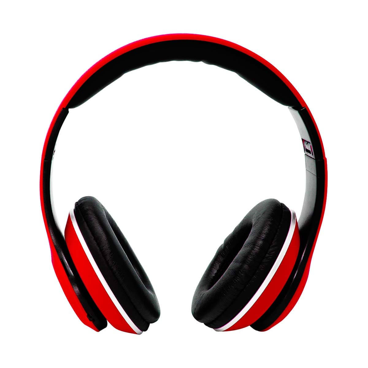 NECNON AUDIFONOS OVER-EAR BLUETOOTH NBH-01 SONIDO HI-FI 3.5MM RADIO FM MICRO SD 3.5MML MANOS LIBRES RUBBERIZED ROJO