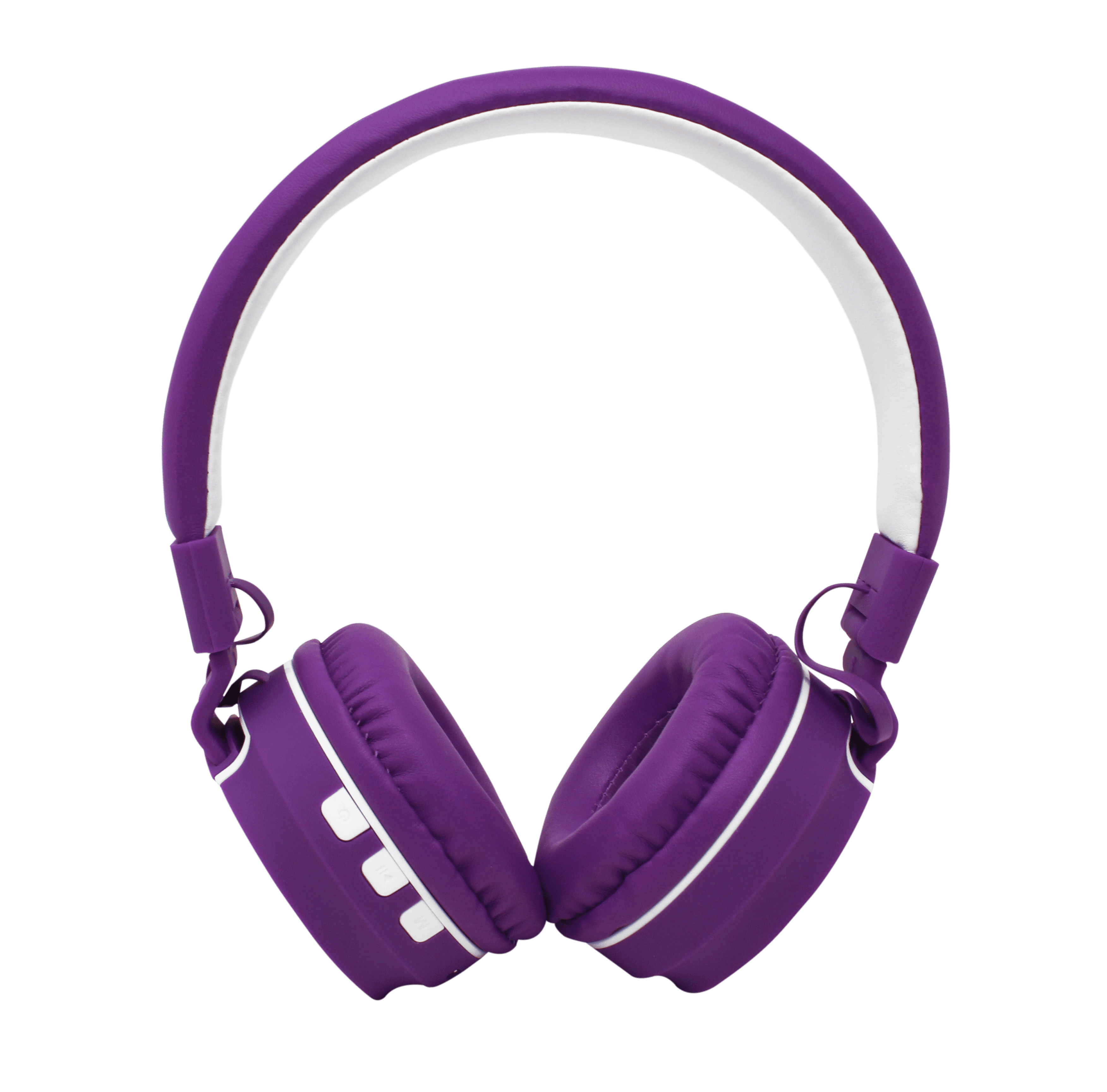 NECNON AUDIFONOS ON-EAR BLUETOOTH NBH-05 MEGA BASS RADIO FM MICRO SD 3.5MML MANOS LIBRES RUBBERIZED MORADO