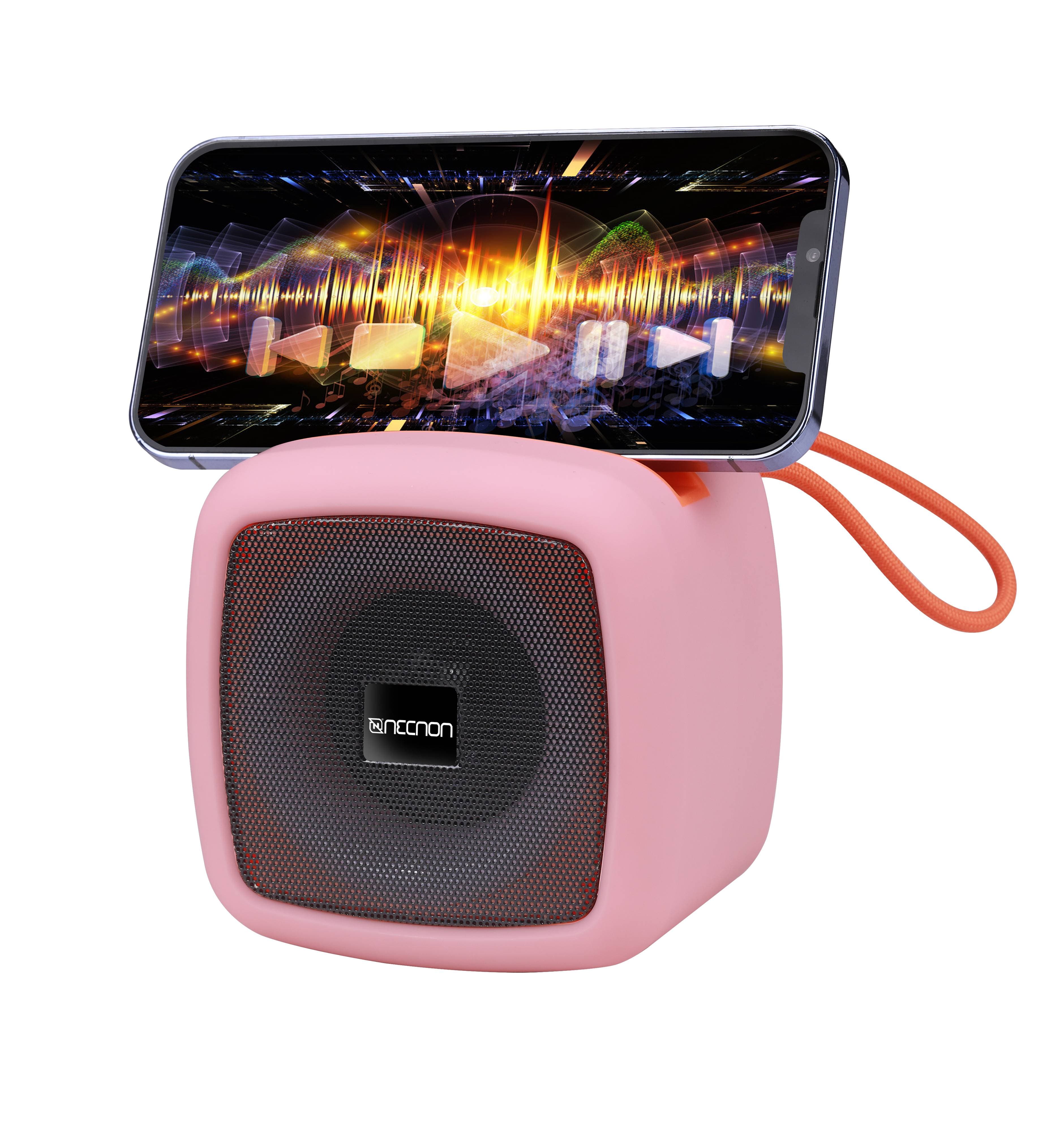 NECNON BOCINA PORTATIL ROSA NB-09