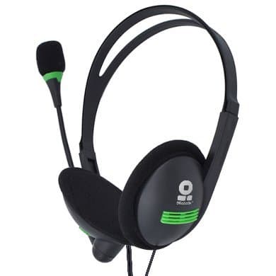 BROBOTIX Diadema con Micrófono BROBOTIX 651428, Diadema, Negro, 2 m