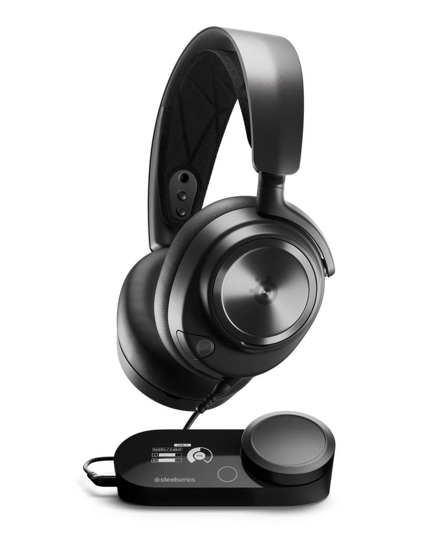 STEELSERIES Auriculares multisistema para juegos. Controladores premium. Audio espacial de alta resolución. GameDAC Gen 2. ESS Quad-DAC. Micrófono ClearCast. PC, PS5,
