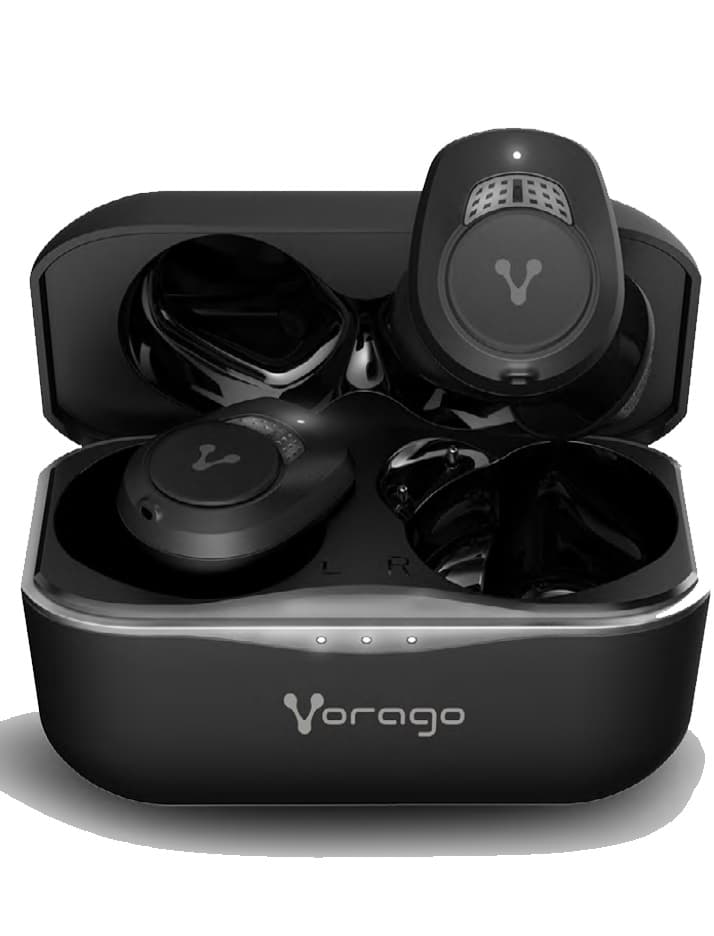 VORAGO Audifonos earbud Vorago Premium ESB-600-ANC. Cancelación de ruido / Noise Cancelling TWS IPX5 21Hrs control táctil 590mAh