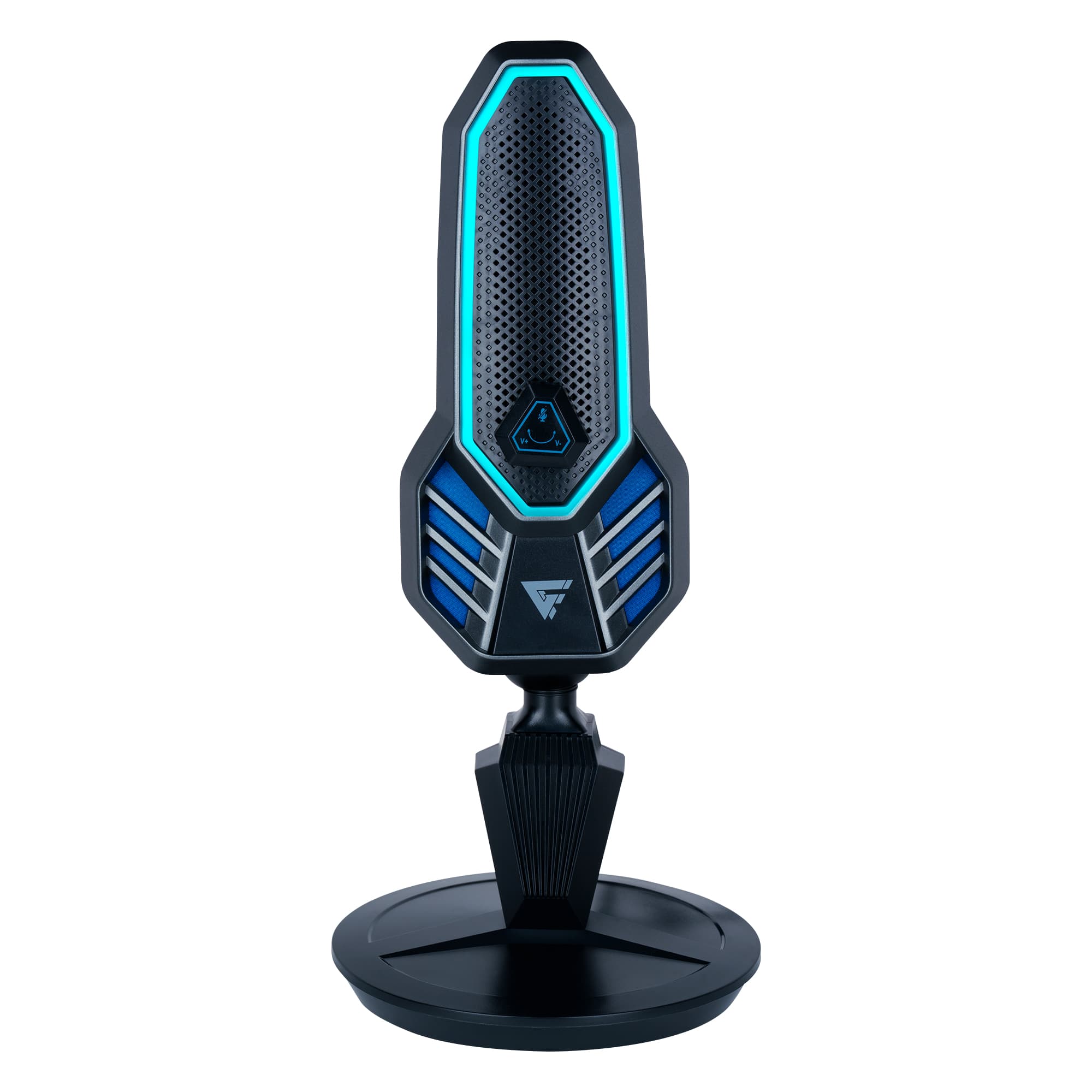GAME FACTOR MICROFONO PROFESIONAL GAME FACTOR USB MCG800 RGB C/BRAZO