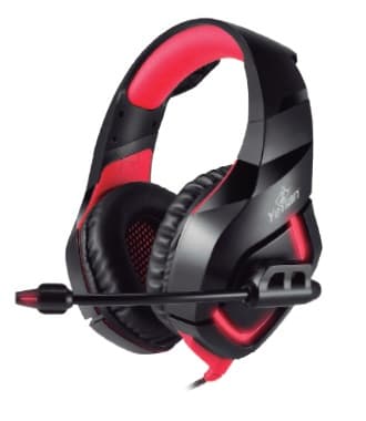 Yeyian YEYIAN DIADEMA GAMER WICKED SERIE 3000, AUDIO DE 20-20 KHZ, CON MICROFONO, ALMOHADILLA VICOELASTICO, CONTROL DE VOLUMEN, USB - MODELO: YDW-33402