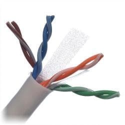 BELDEN Bobina de Cable UTP CAT6+ BELDEN 2412 009a1000, 305 m, Blanco, Interior, 100% Cobre