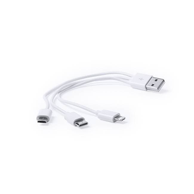 DBUGG Cable 3 en 1 . 1 metro de largo . Con entrada USB A, USB C y MICRO USB DB-G-3.1
