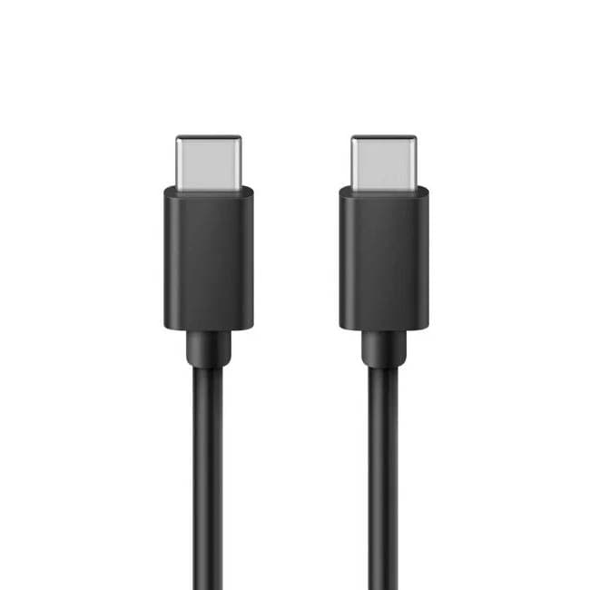 DBUGG Cable Tipo C a Tipo C, color negro. 1 metro de largo. Alta resistencia de materiales y carga rápida DB-G-CCN