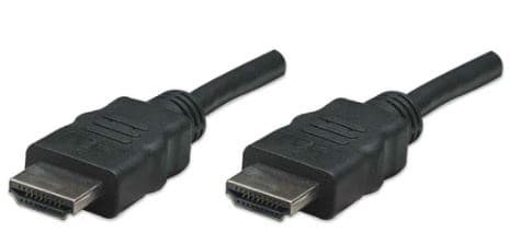 MANHATTAN 308441 Cable HDMI Macho a Macho, Blindado, 1080p Ancho de banda: 10.2 Gbps Negro, 7.5m