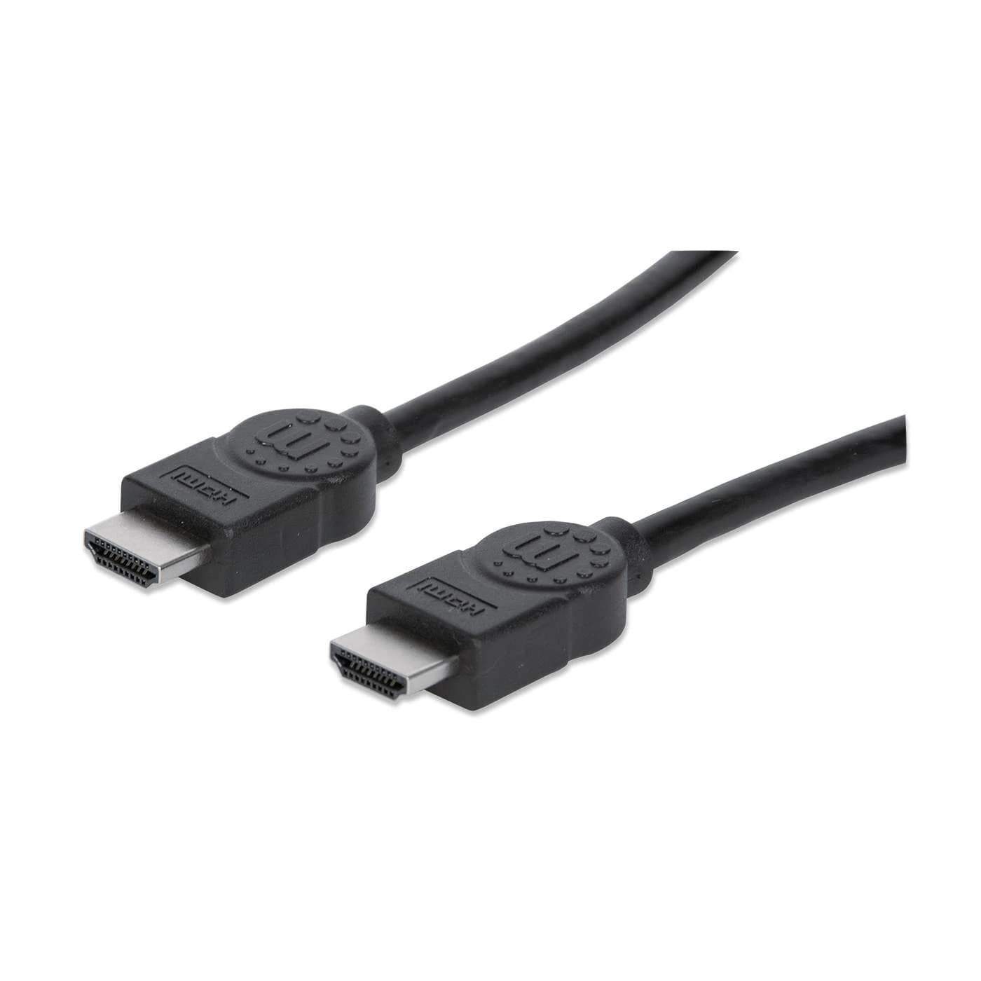 MANHATTAN 308458 Cable HDMI de Alta Velocidad FHD, Blindado, Negro, 22.5 m Color Negro.