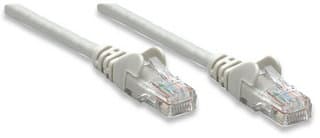 INTELLINET Cable de red UTP, Cat5e, 4.2m (14ft), 100% Cobre, Contactos chapa de oro, Cable Patch Gris INTELLINET 319812
