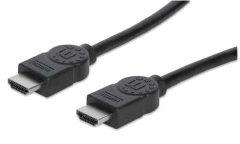 MANHATTAN 308816 Cable HDMI Macho-Macho de 1m; ARC,3D,4K 30Hz Blindado color Negro