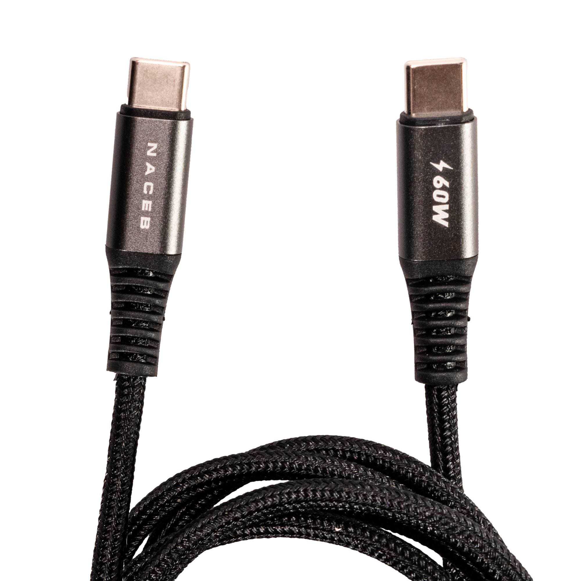 Naceb Technology NACEB CABLE TIPO-C AC 60W 1M NA-0140