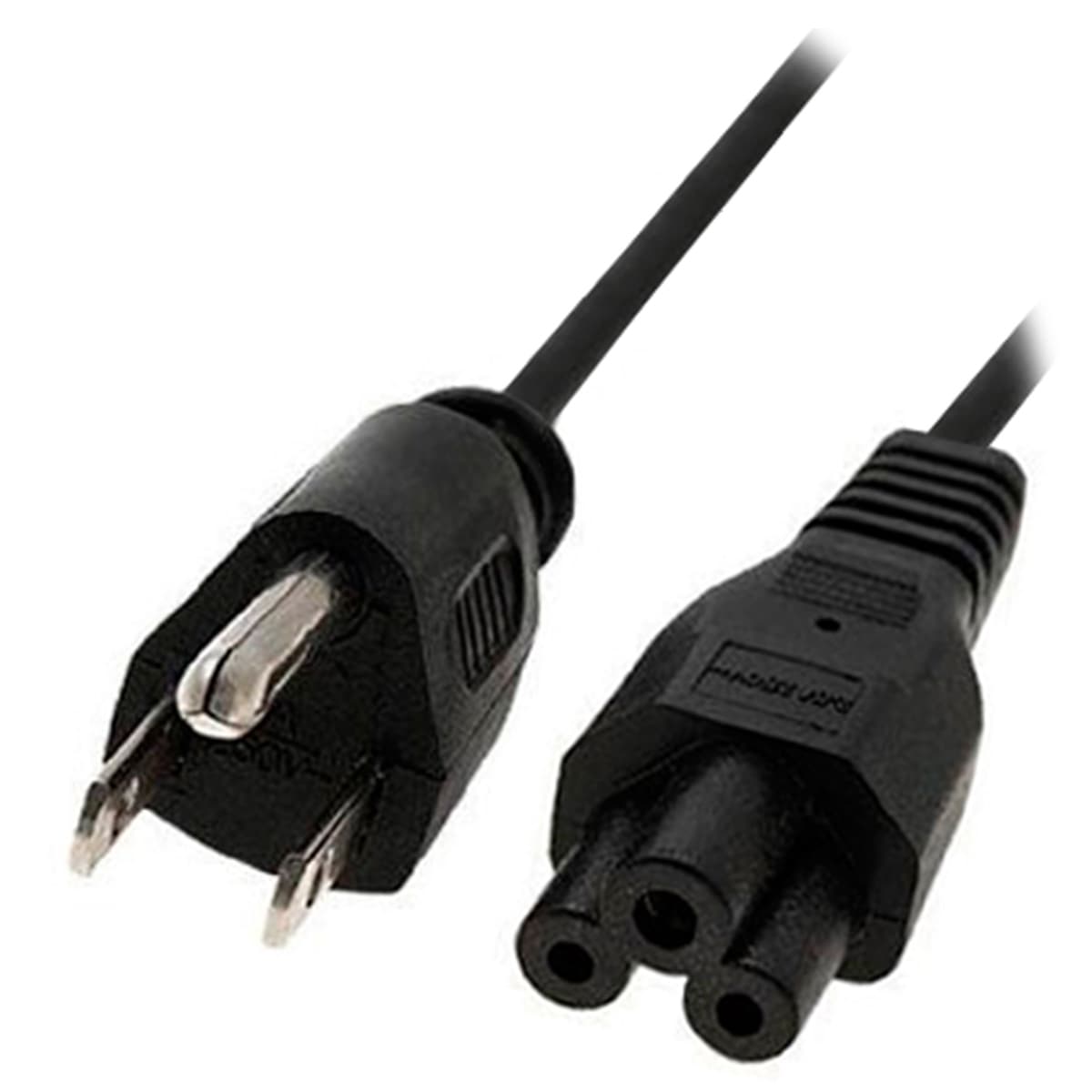 BROBOTIX CABLE CORRIENTE PARA LAP TOP (TRIPLE), 1.8 m Color Negro, BROBOTIX 076889