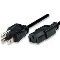 BROBOTIX Cable Corriente de CPU BROBOTIX 000140, Macho/hembra, 1,8 m, Negro