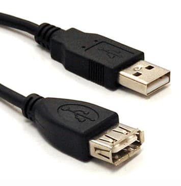 BROBOTIX Cable USB Extensión BROBOTIX 102334, 1,8 m, Negro