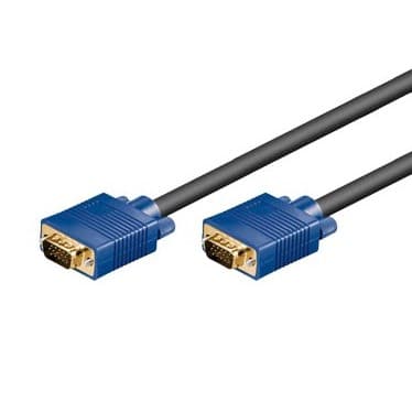 BROBOTIX Cable VGA - HD15, 1.8 m, VGA (D-Sub), VGA (D-Sub), Macho/Macho, Azul, 311818 BRobotix