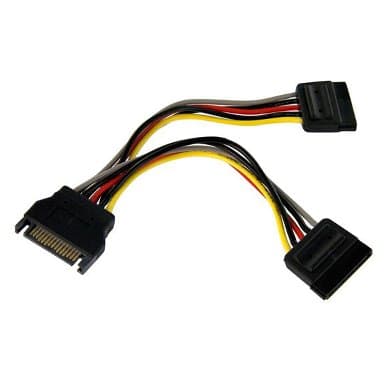 BROBOTIX CABLE SATA P/CORRIENTE DOBLE A.6
