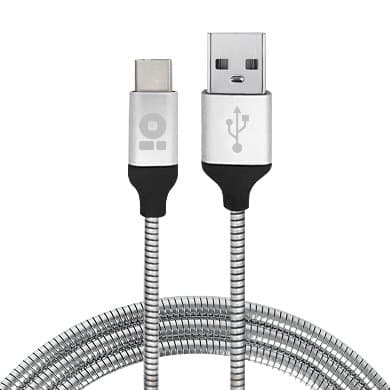 BROBOTIX CABLE USB V3.0 TIPO C BROBOTIX 180501, USB C, USB A, 1 m, Plata