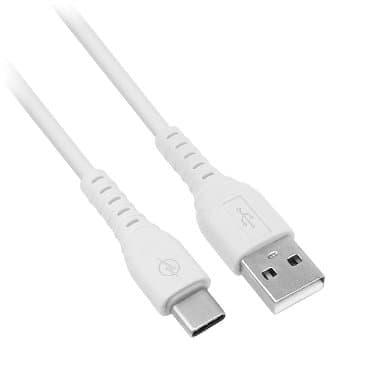 BROBOTIX CABLE CARGA RÁPIDA USB V3.0 TIPO "C", PVC, 1.0 M, BLANCO (6001783), Brobotix