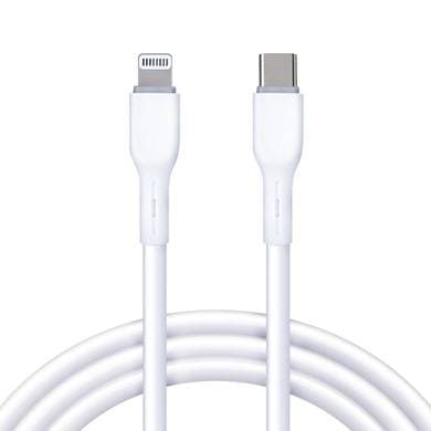 BROBOTIX CABLE USB V3.0 TIPO C - LIGHTNING, 1 METRO, BLANCO, BROBOTIX 6006818
