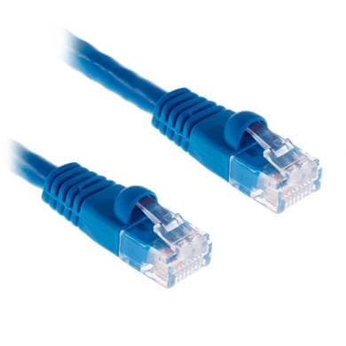 BROBOTIX Cable de Red, Cat6, 3 Mts, RJ-45 - RJ-45,100% cobre, Macho/Macho, contactos c/baño de oro, 3.0 metros (10 FT) Azul, 098089, BROBOTIX