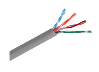 SAXXON Bobina SAXXON OUTP5ECCA305G, 305 m, Gris, CAT5e, Núcleo de aluminio recubierto de cobre