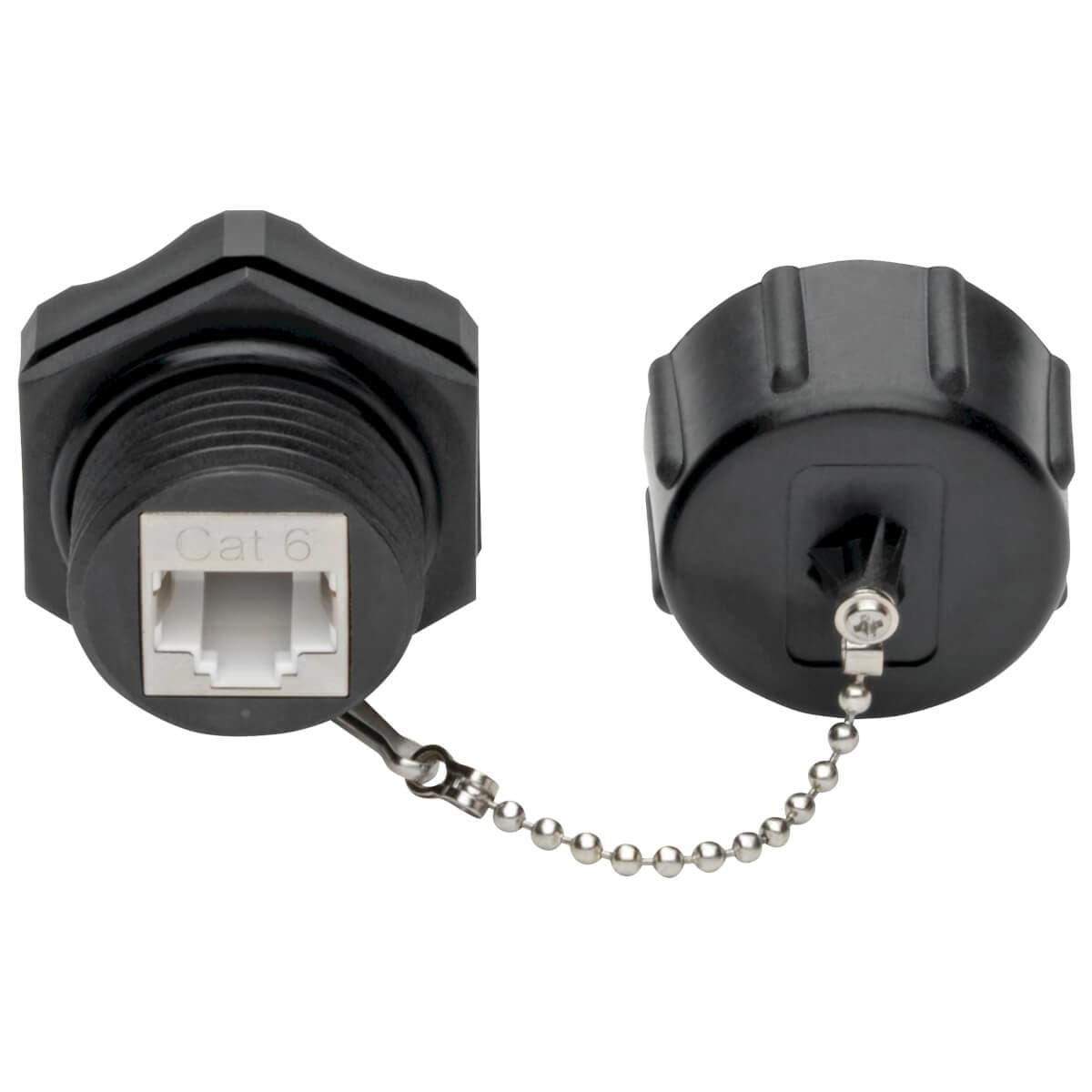 TRIPP-LITE Conector Keystone TRIPP-LITE N206-KJ01-IND, Cat6 / Cat5e, Negro
