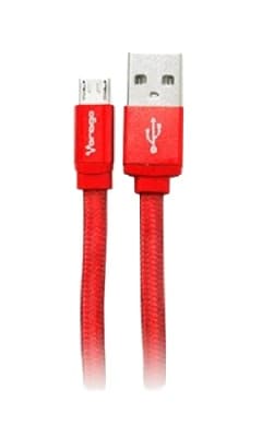 VORAGO Cable USB VORAGO CAB-113, Micro USB, USB, 1 m, Rojo