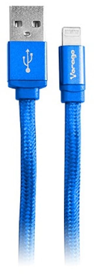 VORAGO Cable Lightning VORAGO CAB-119, Azul, 1 m, Cable Lightning