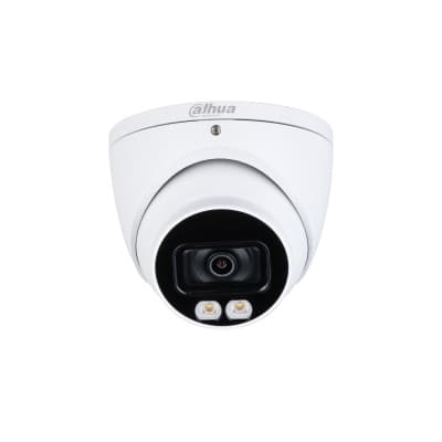 Dahua Technology DAHUA HAC-HDW1509TN-A-LED-0360B - Cámara Domo Full Color de 5 MP con lente de 3.6 mm y micrófono integrado.iluminación LED hasta 40 metros,IP67