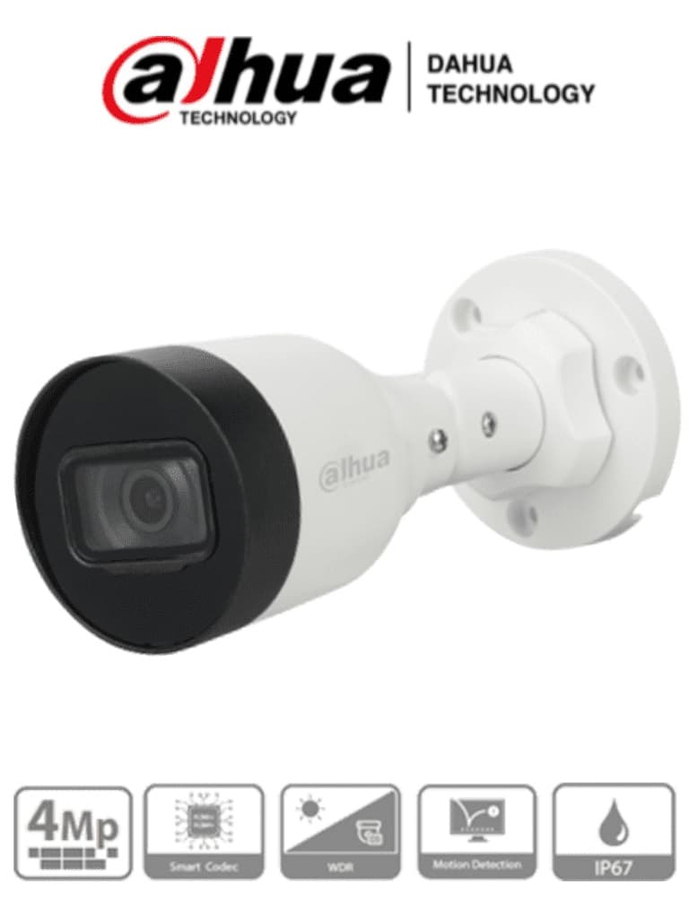 Dahua Technology Cámara IP Bala Dahua Technology DH-IPC-HFW1431S1P-A-0280B-S4-QH2