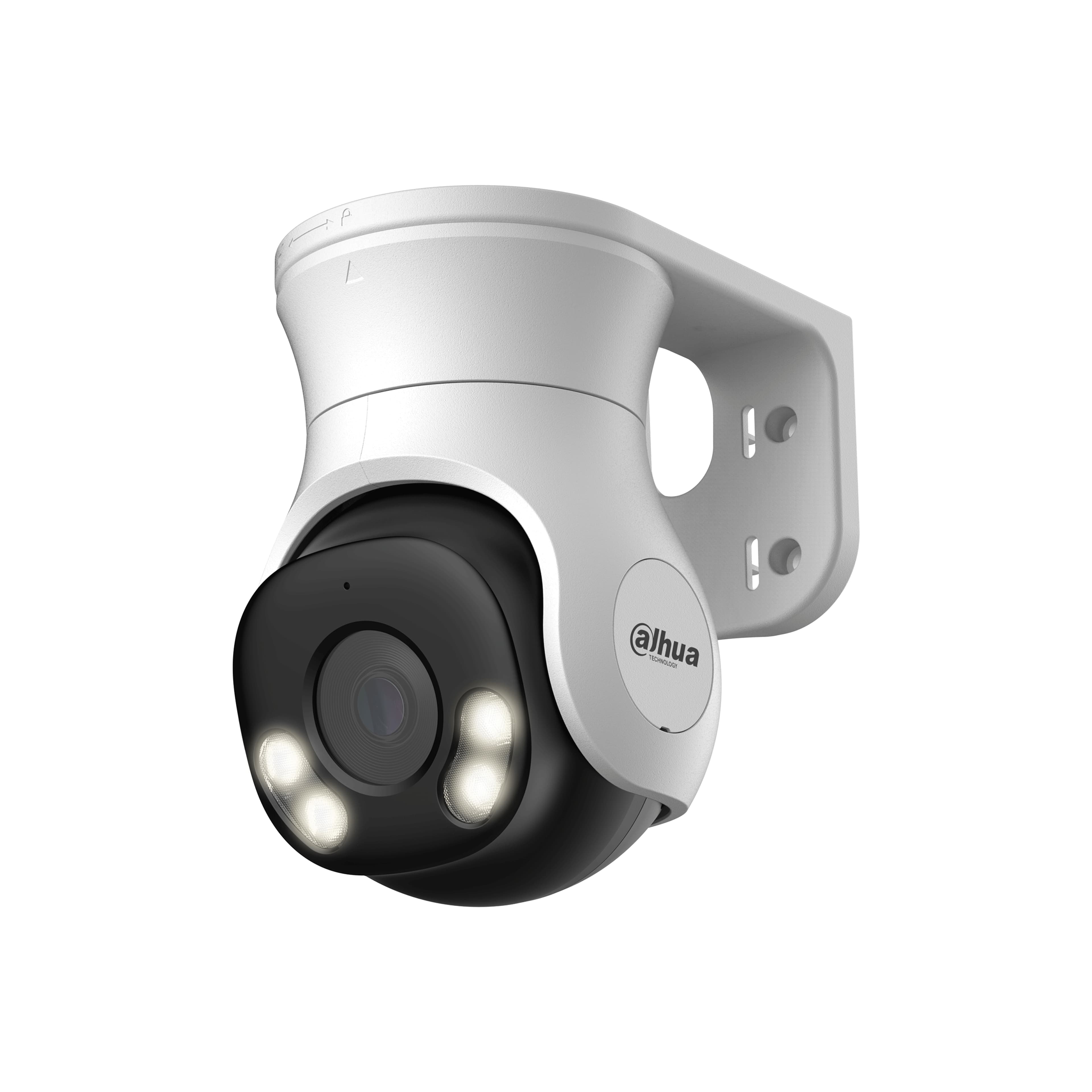 Dahua Technology DAHUA HAC-PT1239A-A-LED - Camara PT de 2 MP HDCVI/ Full Color/2.8 mm/ 106°a/ Microfon/ 40 MetrosIR/ Super Adapt/ WDR Real de 130 dB/ IP66