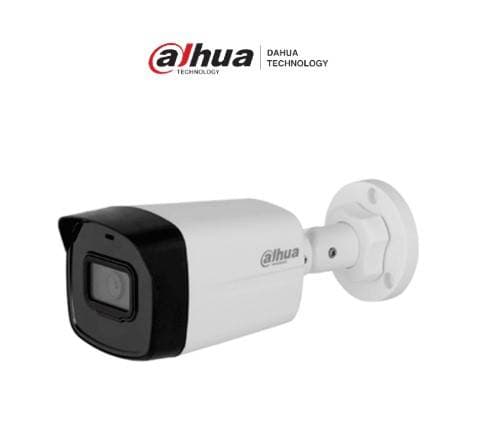 Dahua Technology DAHUA IPC-B1E20 - Camara IP Bullet de 2 MP, lente 2.8 mm, 99° de visión, IR 30 m, IP67 y PoE. Incluye DWDR, 3D NR, HLC, BLC y compresión H.265+